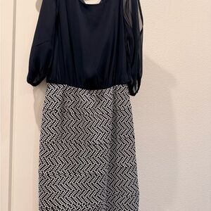 Enfocus Studio Black and White Dress